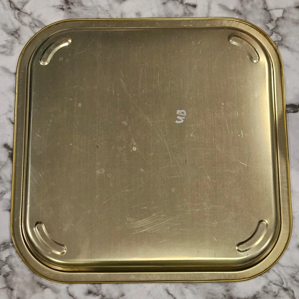 Lowenbrau Beer Tray Vintage Blue Gold‎ Lion Metal Barware Collectible